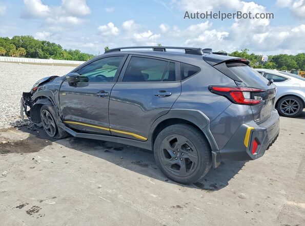 4S4GUHF66R3711108 2024 SUBARU CROSSTREK Gray უკანა მარცხენა