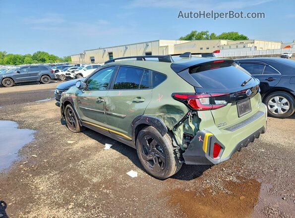 4S4GUHF66R3787413 2024 SUBARU CROSSTREK Green უკანა მარცხენა