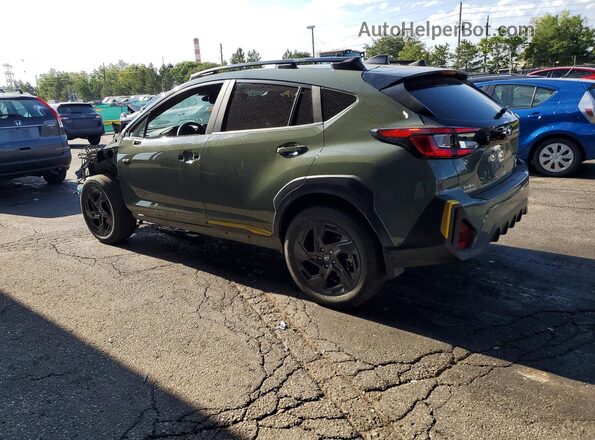 4S4GUHF66S3734068 2025 SUBARU CROSSTREK Green Rear left