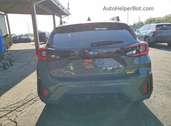 4S4GUHF66S3734068 2025 SUBARU CROSSTREK Green Rear view