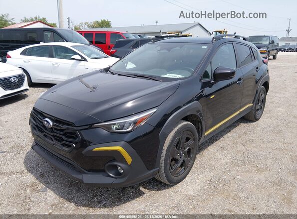 4S4GUHF67R3779238 2024 SUBARU CROSSTREK Black Vista frontal
