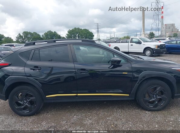 4S4GUHF67R3779238 2024 SUBARU CROSSTREK Black Vista interior trasera