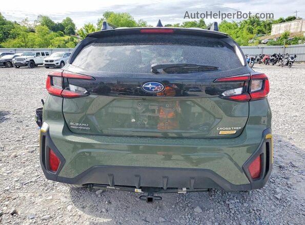 4S4GUHF67S3712693 2025 SUBARU CROSSTREK Green Widok z tyłu