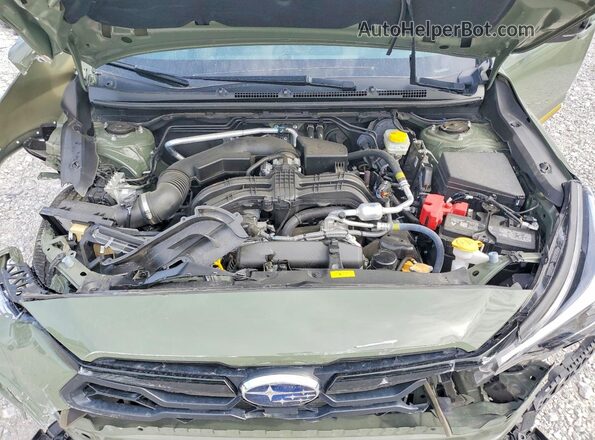 4S4GUHF67S3712693 2025 SUBARU CROSSTREK Green Widok wnętrza z tyłu