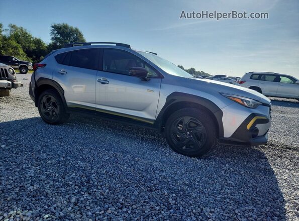 4S4GUHF67S3742566 2025 SUBARU CROSSTREK Silver Przód prawy