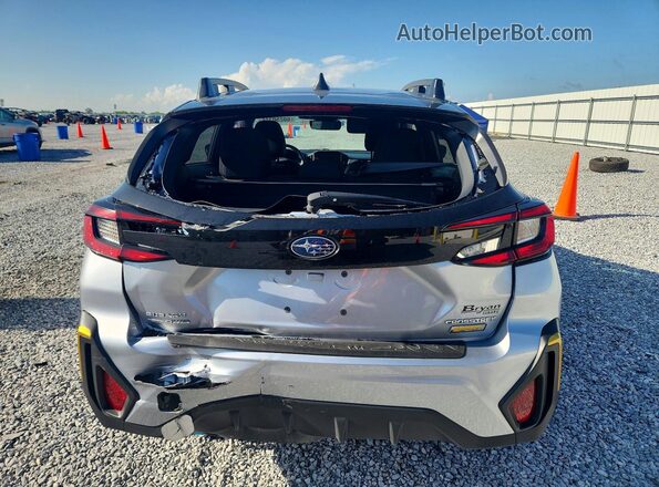 4S4GUHF67S3742566 2025 SUBARU CROSSTREK Silver Widok z tyłu