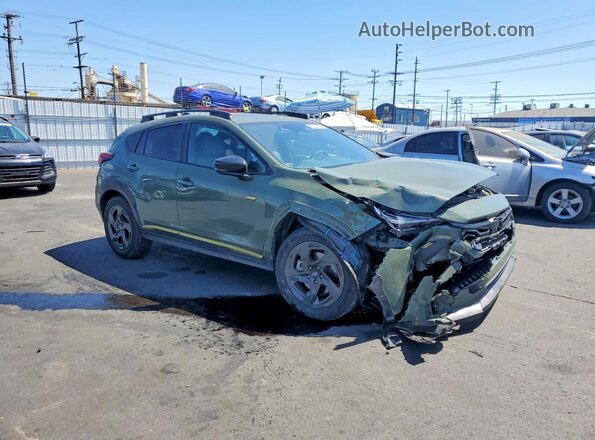4S4GUHF68R3789065 2024 SUBARU CROSSTREK Green წინა მარჯვენა