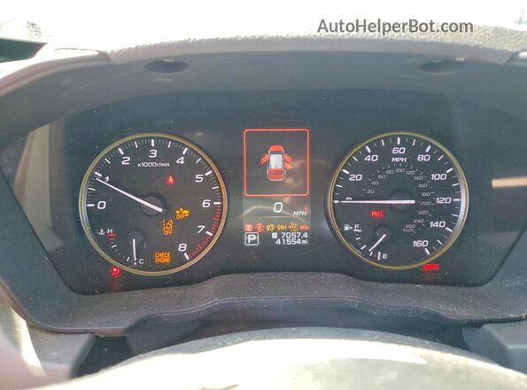 4S4GUHF68R3789065 2024 SUBARU CROSSTREK Green ხელსაწყოთა პანელის ხედი