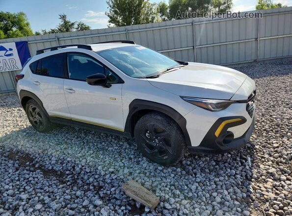 4S4GUHF68T3764013 2026 SUBARU CROSSTREK White Przód prawy