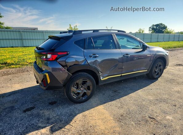 4S4GUHF69R3842341 2024 SUBARU CROSSTREK Charcoal Tył prawy