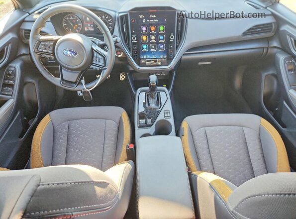 4S4GUHF69R3842341 2024 SUBARU CROSSTREK Charcoal Widok deski rozdzielczej