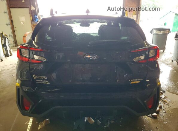 4S4GUHF69S3736364 2025 SUBARU CROSSTREK Black Вид ззаду