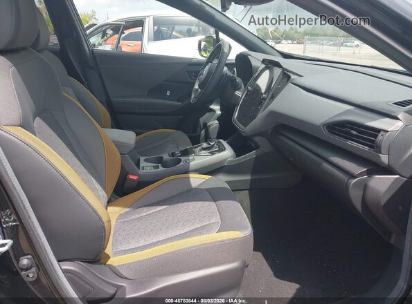 4S4GUHF69T3732168 2026 SUBARU CROSSTREK Black Widok wnętrza z przodu