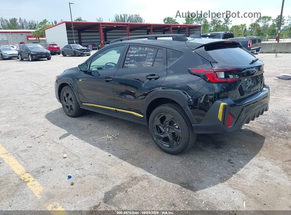 4S4GUHF69T3732168 2026 SUBARU CROSSTREK Black Tył lewy