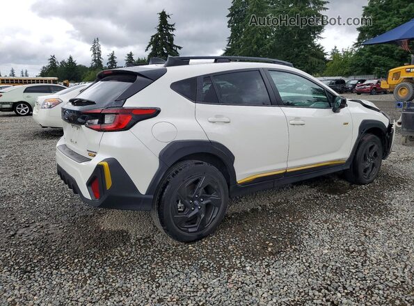 4S4GUHF6XR3769769 2024 SUBARU CROSSTREK White უკანა მარჯვენა