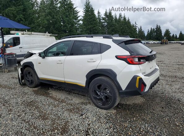 4S4GUHF6XR3769769 2024 SUBARU CROSSTREK White უკანა მარცხენა