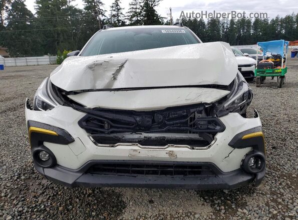 4S4GUHF6XR3769769 2024 SUBARU CROSSTREK White წინა ხედი