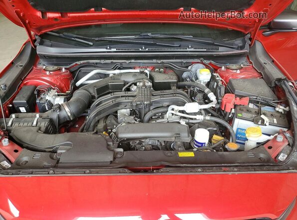 4S4GUHL61R3700487 2024 SUBARU CROSSTREK Red Вид задньої частини салону