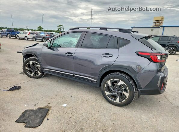 4S4GUHL61R3780681 2024 SUBARU CROSSTREK Charcoal Trasero izquierdo