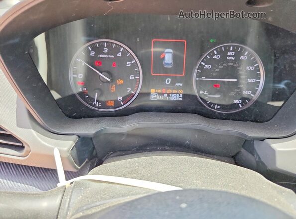 4S4GUHL62S3733455 2025 SUBARU CROSSTREK Gray Սարքավորումների վահանակի տեսք