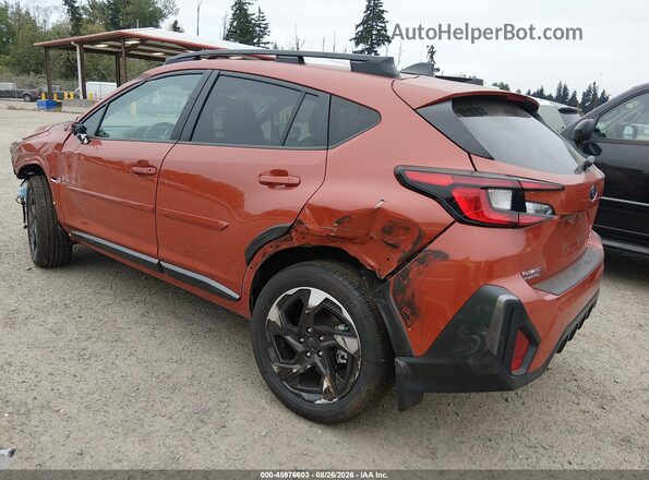 4S4GUHL62S3740969 2025 SUBARU CROSSTREK Orange უკანა მარცხენა