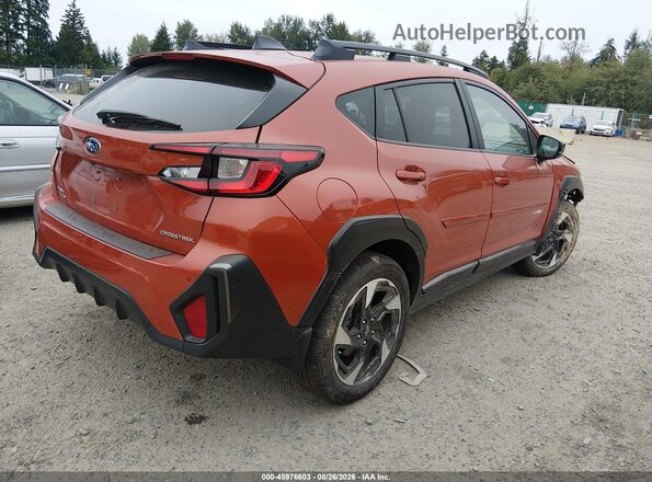 4S4GUHL62S3740969 2025 SUBARU CROSSTREK Orange უკანა მარჯვენა