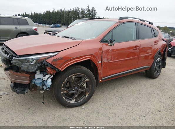 4S4GUHL62S3740969 2025 SUBARU CROSSTREK Orange წინა ხედი