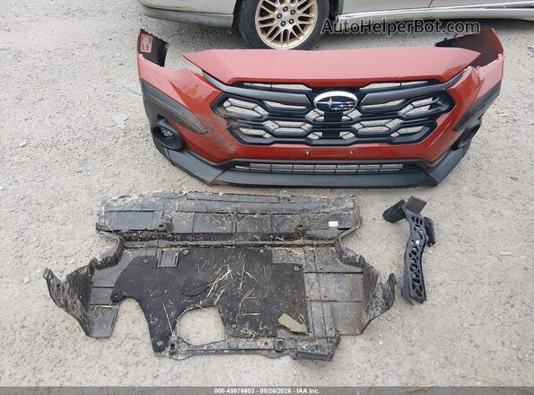 4S4GUHL62S3740969 2025 SUBARU CROSSTREK Orange ხელსაწყოთა პანელის ხედი