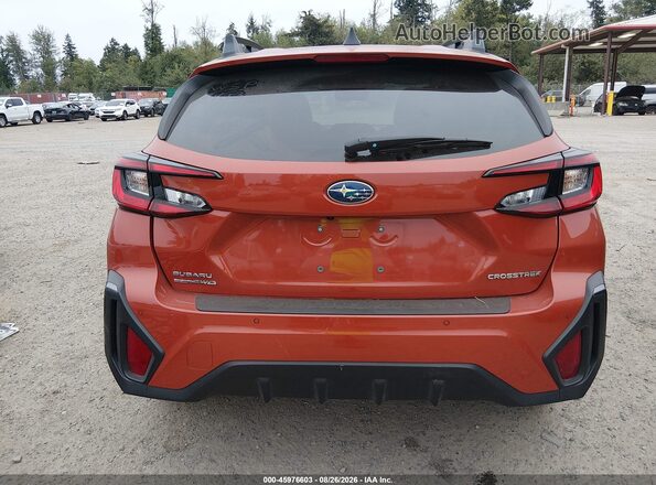 4S4GUHL62S3740969 2025 SUBARU CROSSTREK Orange 