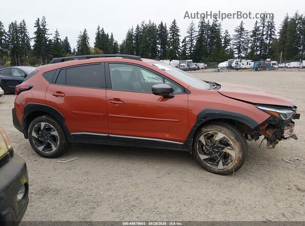 4S4GUHL62S3740969 2025 SUBARU CROSSTREK Orange სალონის 360-გრადუსიანი ხედი