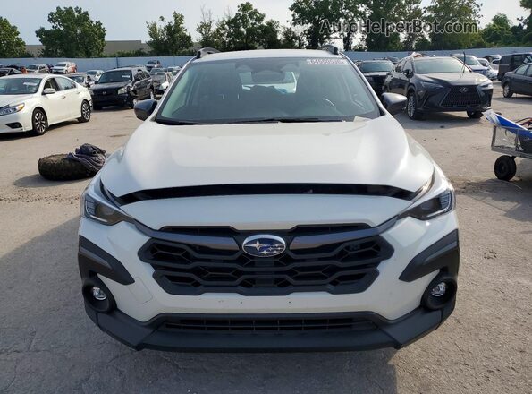 4S4GUHL66S3752946 2025 SUBARU CROSSTREK White წინა ხედი