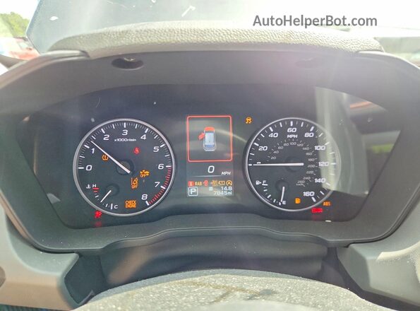 4S4GUHM60S3719939 2025 SUBARU CROSSTREK Gray Widok zestawu wskaźników