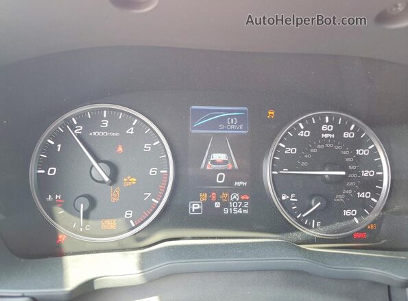 4S4GUHM60S3751287 2025 SUBARU CROSSTREK Orange Սարքավորումների վահանակի տեսք