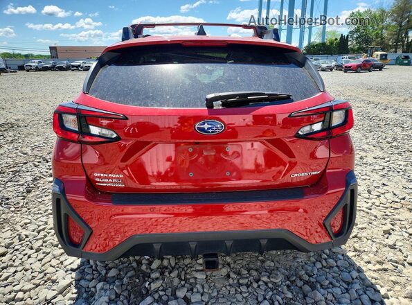 4S4GUHM61R3702707 2024 SUBARU CROSSTREK Red უკანა ხედი