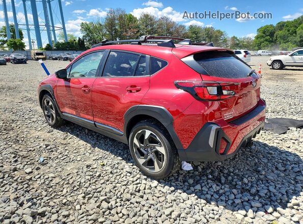 4S4GUHM61R3702707 2024 SUBARU CROSSTREK Red უკანა მარცხენა
