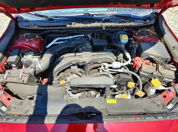 4S4GUHM61R3702707 2024 SUBARU CROSSTREK Red ძრავის განყოფილების ხედი