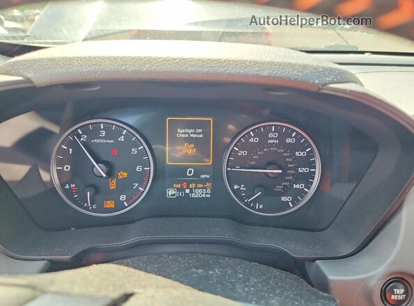 4S4GUHM61R3787872 2024 SUBARU CROSSTREK Black Սարքավորումների վահանակի տեսք