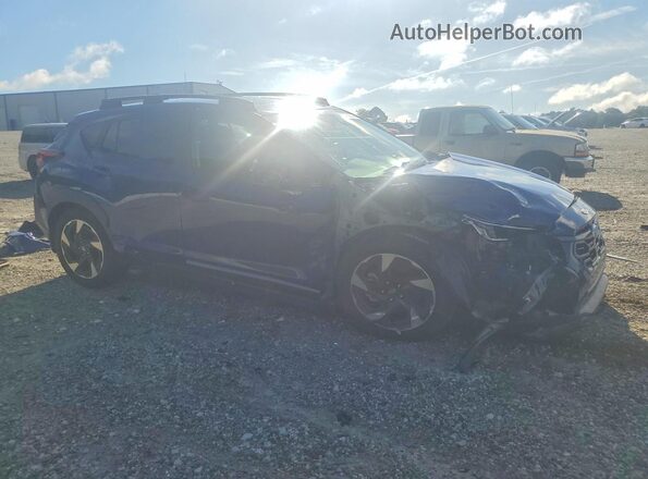 4S4GUHM62R3718057 2024 SUBARU CROSSTREK Blue Przód prawy