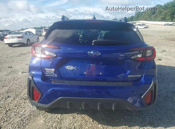 4S4GUHM62R3718057 2024 SUBARU CROSSTREK Blue Widok z tyłu