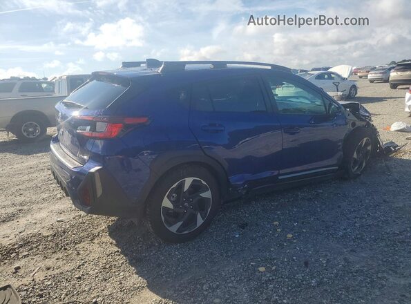 4S4GUHM62R3718057 2024 SUBARU CROSSTREK Blue Tył prawy
