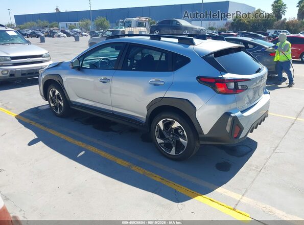 4S4GUHM62R3719340 2024 SUBARU CROSSTREK Серебряный Задняя левая четверть