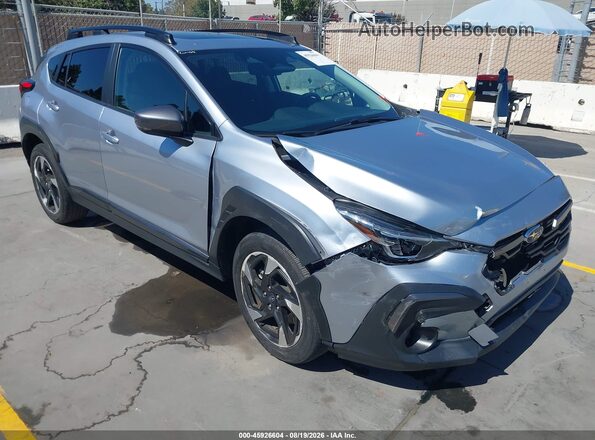 4S4GUHM62R3719340 2024 SUBARU CROSSTREK Серебряный Вид спереди