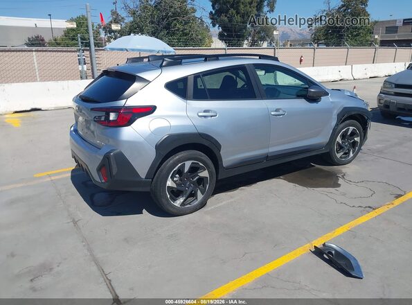 4S4GUHM62R3719340 2024 SUBARU CROSSTREK Серебряный Задняя правая четверть