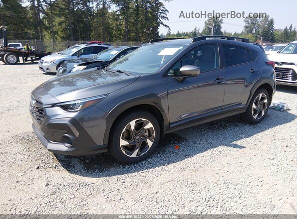 4S4GUHM62S3714337 2025 SUBARU CROSSTREK Gray წინა მარცხენა ხედი სამი მეოთხედიდან