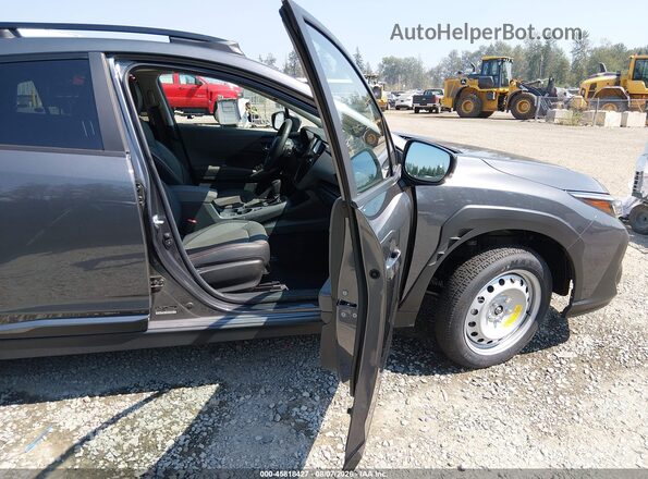4S4GUHM62S3714337 2025 SUBARU CROSSTREK Gray წინა სალონის ხედი