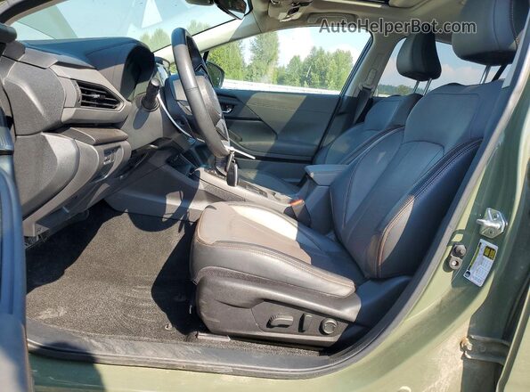 4S4GUHM63R3814988 2024 SUBARU CROSSTREK Green Widok wnętrza z przodu