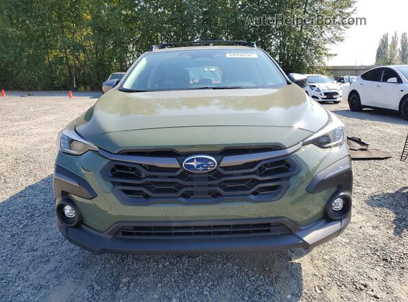 4S4GUHM63R3814988 2024 SUBARU CROSSTREK Green Widok z przodu