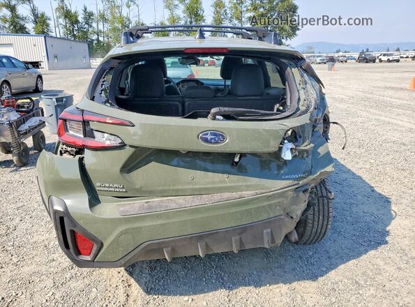 4S4GUHM63R3814988 2024 SUBARU CROSSTREK Green Widok z tyłu