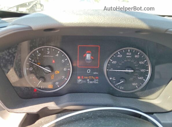 4S4GUHM63R3814988 2024 SUBARU CROSSTREK Green Widok zestawu wskaźników