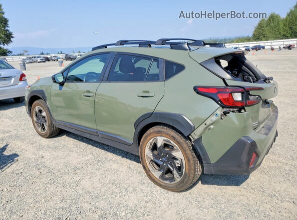 4S4GUHM63R3814988 2024 SUBARU CROSSTREK Green Tył lewy